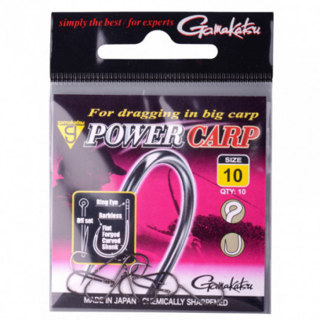 HAMEÇONS POWER CARP RING EYE BARBLESS