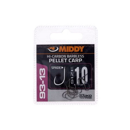 HAMEÇONS MIDDY 93-13 PELLET CARP SPADE HOOKS