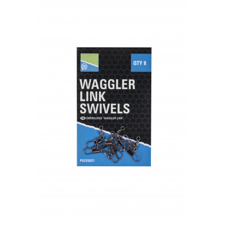 EMERILLON A AGRAFE WAGGLER LINK SWIVELS