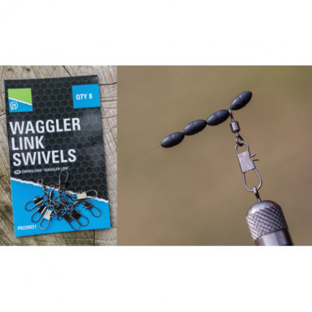 EMERILLON A AGRAFE WAGGLER LINK SWIVELS2244