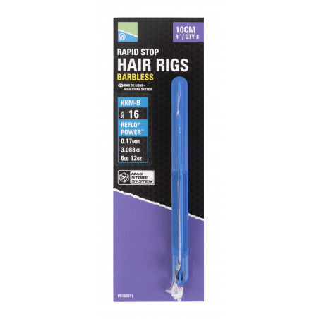 HAMEÇONS MONTES KKM-B MAG RAPID STOP HAIR 4"/10CM