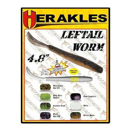 LEURRE SOUPLE LEFTAIL WORM 12,2CM