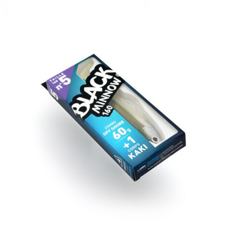 BLACK MINNOW N°5 COMBO OFF SHORE 16CM 60G