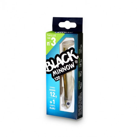 BLACK MINNOW N°3 COMBO SHORE 12CM 12G