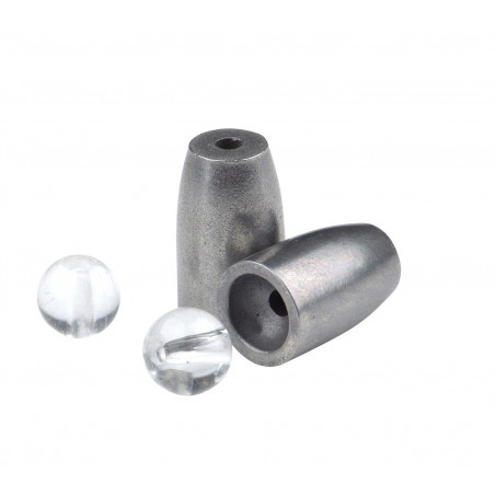 PLOMB BALLE STAINLESS STEEL BULLET SINKERS4539