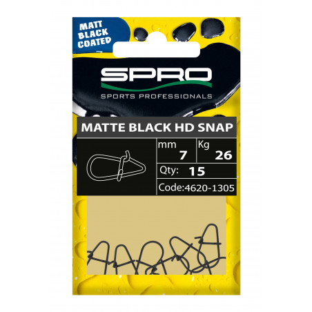 AGRAFE MATTE BLACK HD SNAP